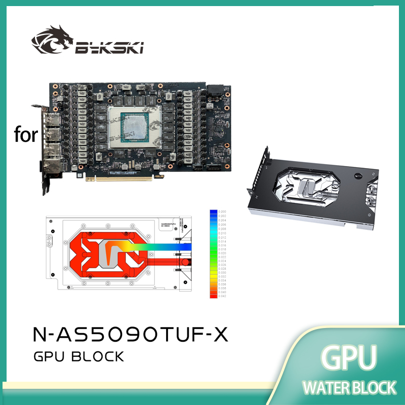 Rtx 5090 32Gb - Bykski N-AS5090TUF-X GPU-Wasserblock für ASUS TUF