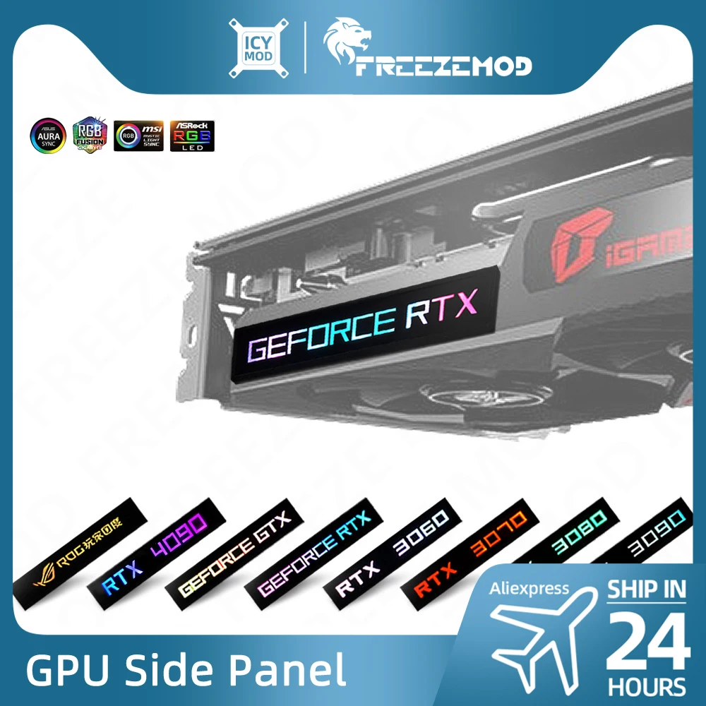 Desktop Gaming Gpu 32Gb - FREEZEMOD GPU Seitenwand RTX3090 GTX ROG