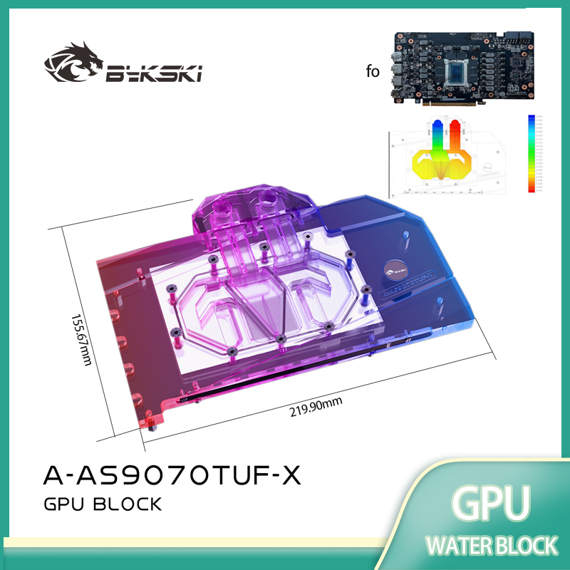 Rx 9070 Xt - Bykski GPU-Block für ASUS Radeon RX