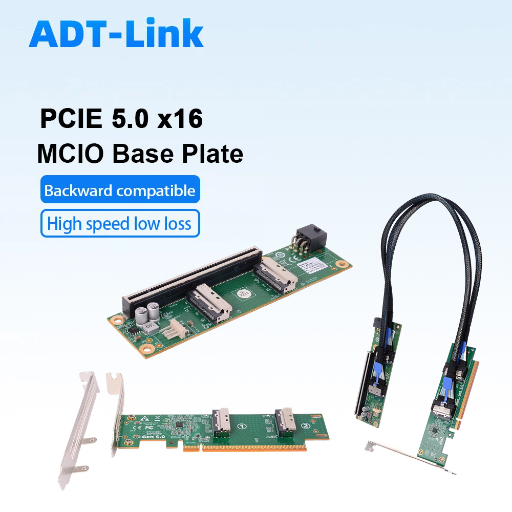 Pcie 5.0 Gpu Riser Cable - ADT-Link PCIe 5.0 X16 zu MCIO