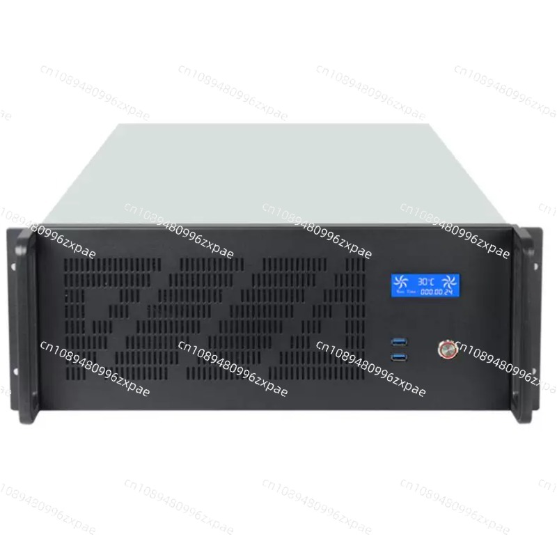Server Gpu Chassis 4U - 4U AI-Computing-Servergehäuse, Multi-GPU-Grafikkarte unterstützt EATX-Dual-Channel-Mainboard.