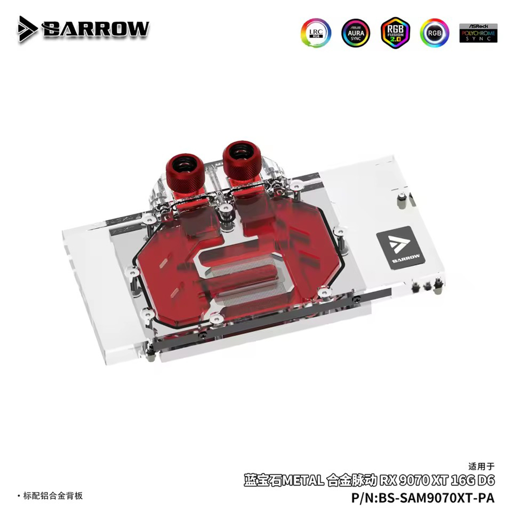 Barrow GPU-Wasserblock für SAP – Rx 9070 Xt Bewertung und Preis