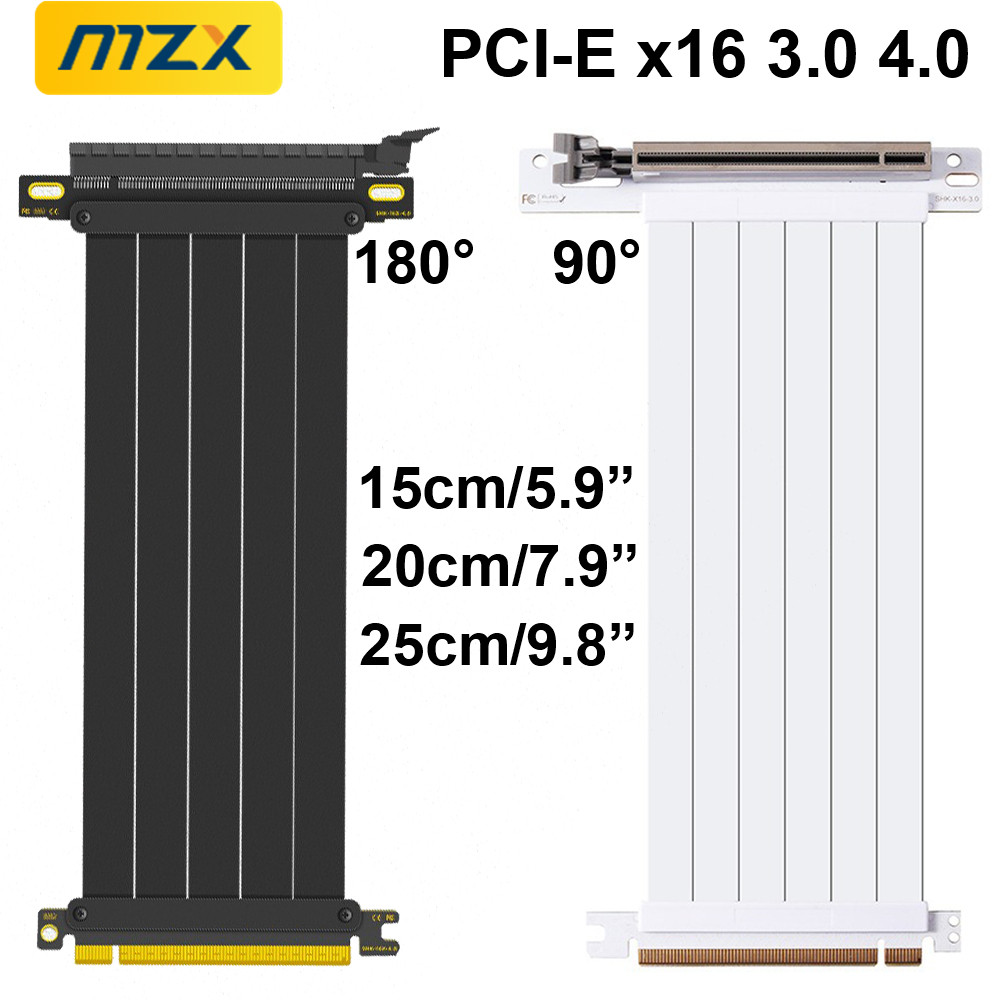 MZX PCIE 4,0 3.0 16x Riser-Kab – Itx Gpu Riser Pcie 4.0 16X Bewertung und Preis