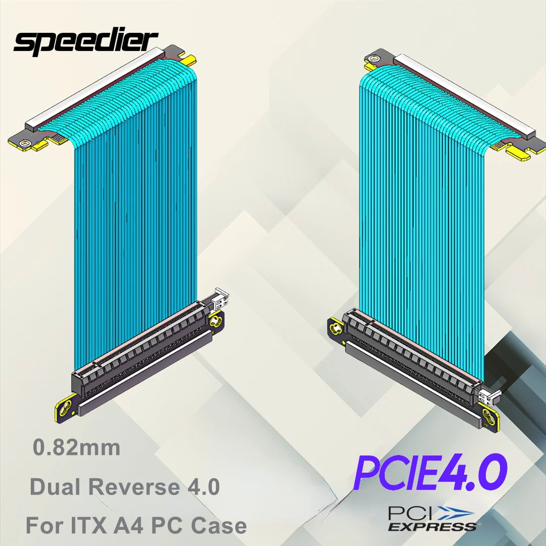 Doppelt umgekehrtes PCI-e 4.0- – Itx Gpu Riser Pcie 4.0 16X Bewertung und Preis