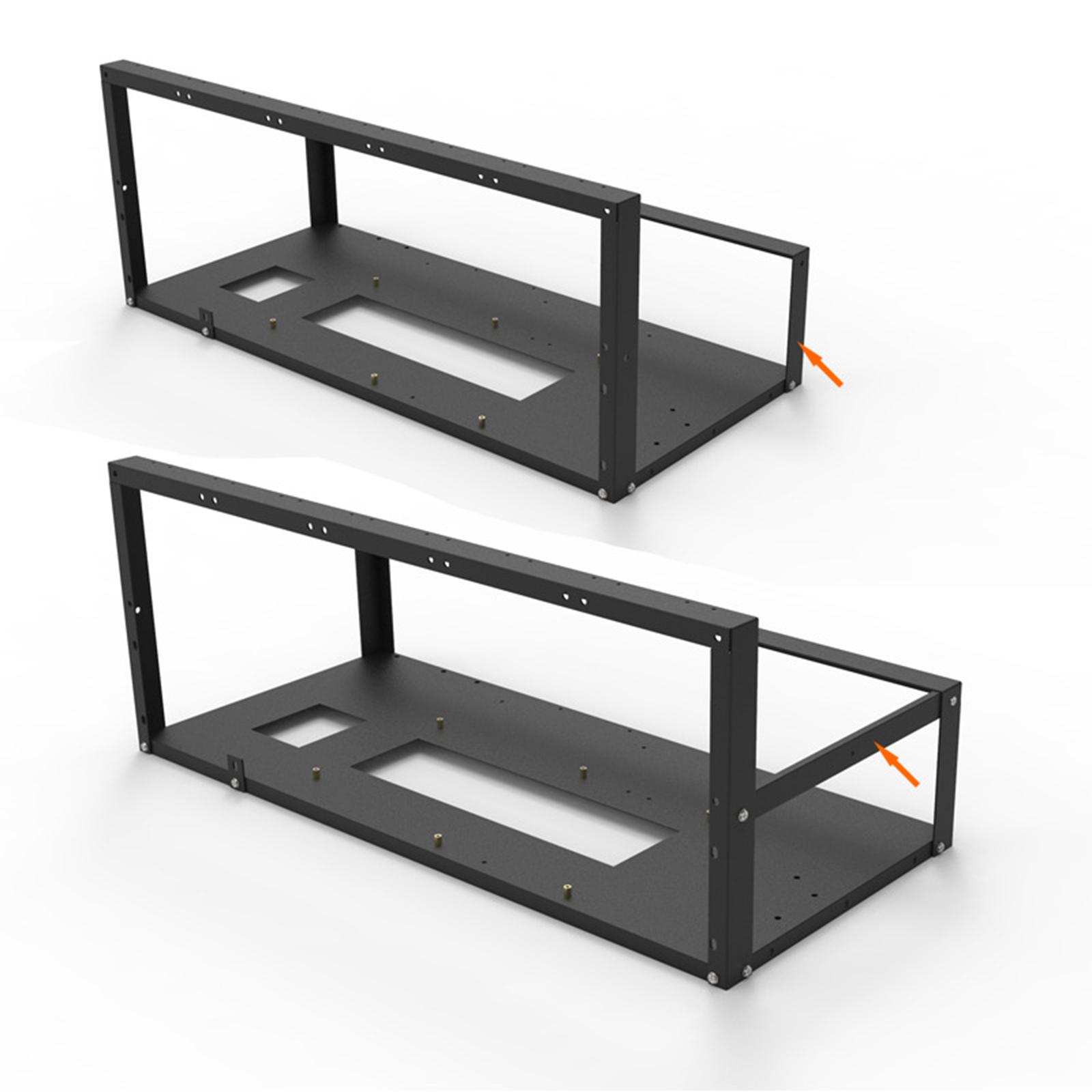 Open-Frame-Grafikkartenhalter  – Gpu Mining Rig Frame 8 Gpu Bewertung und Preis