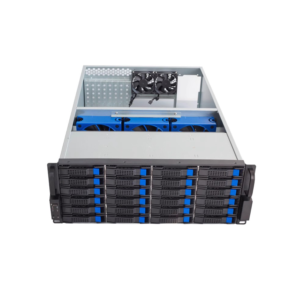 4U 24-Bays-Speicher-Servergehä – Server Gpu Chassis 4U Bewertung und Preis