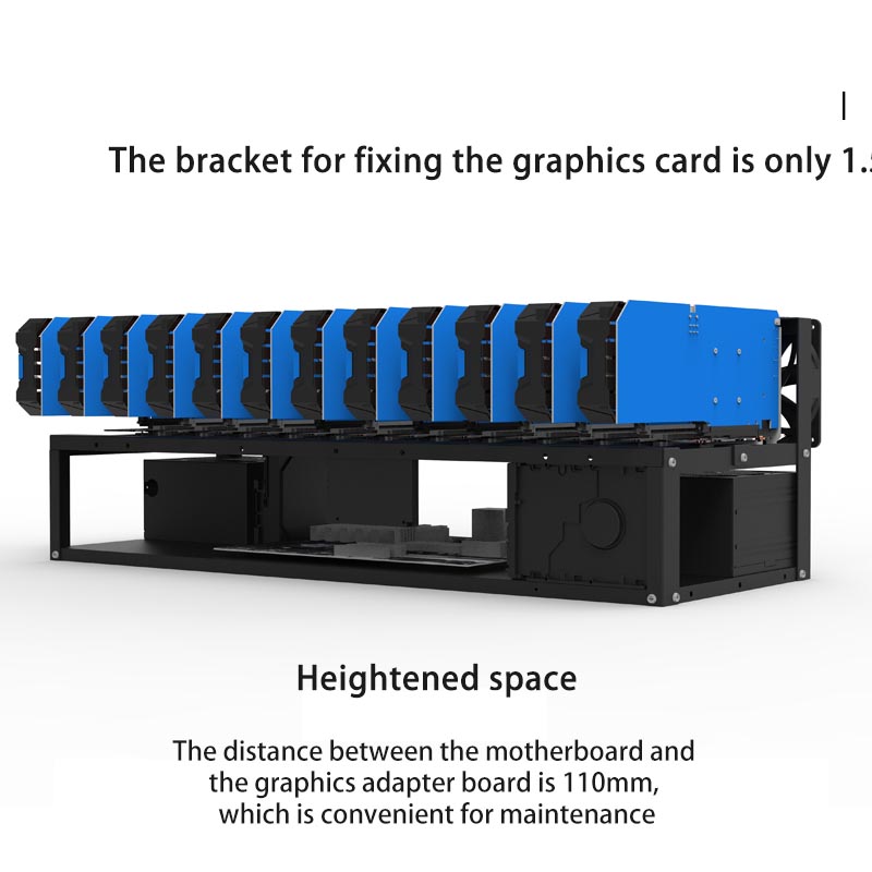 6/8/12 Karten GPU-Halterung Op – Gpu Mining Rig Frame 8 Gpu Bewertung und Preis