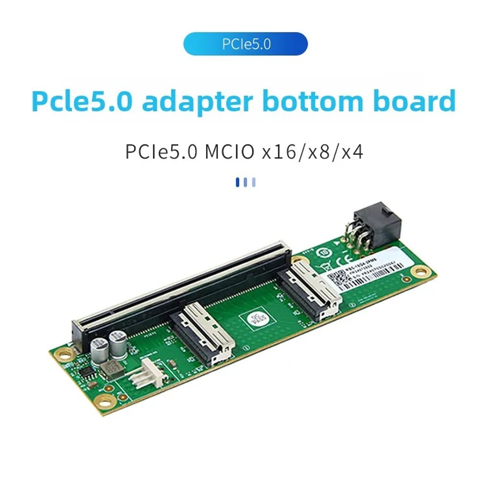 ADT-Link PCIe 5.0 X16 zu MCIO  – Pcie 5.0 Gpu Riser Cable Bewertung und Preis