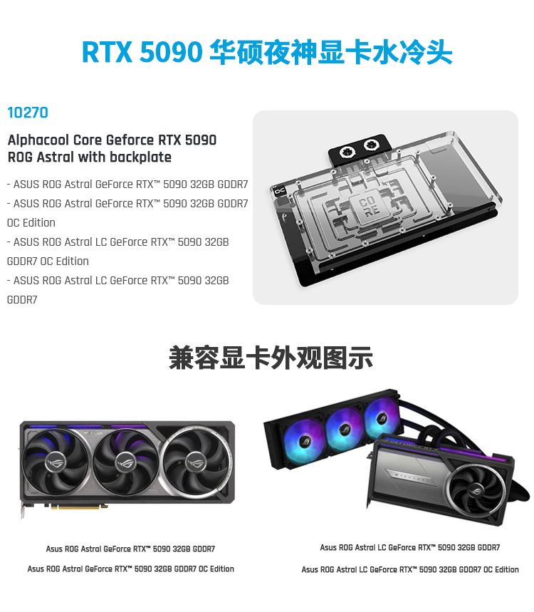 Alphacool Core GPU-Wasserblock – Rtx 5090 32Gb Bewertung und Preis