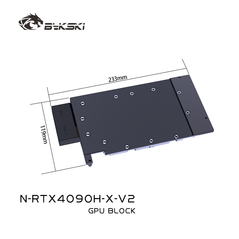 Bykski GPU-Block für NVIDIA RT – Rtx 4090 Water Block Bewertung und Preis