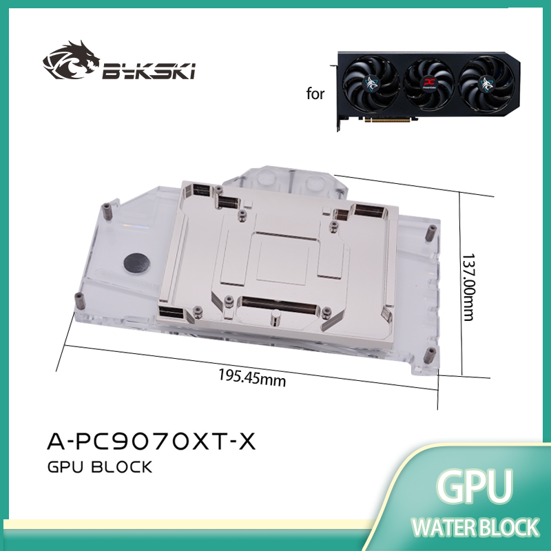 Bykski A-PC9070XT-X GPU-Block  – Rx 9070 Xt Bewertung und Preis