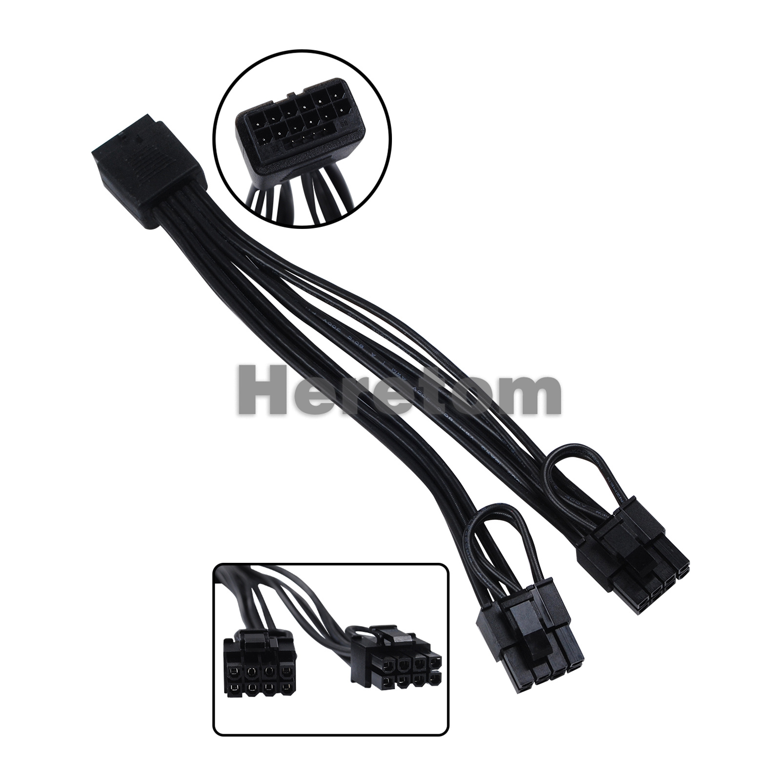 Heretom Neues 16Pin(12+4) 12VH – Dual 8Pin To 16Pin 12Vhpwr Cable Bewertung und Preis